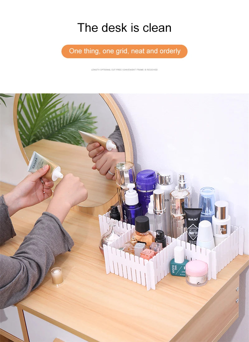 Adjustable DIY Drawer Dividers | Expandable Plastic Organization Separators