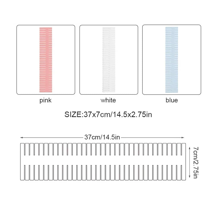Adjustable DIY Drawer Dividers | Plastic Interlocking Partitions for Clothes & Accessories