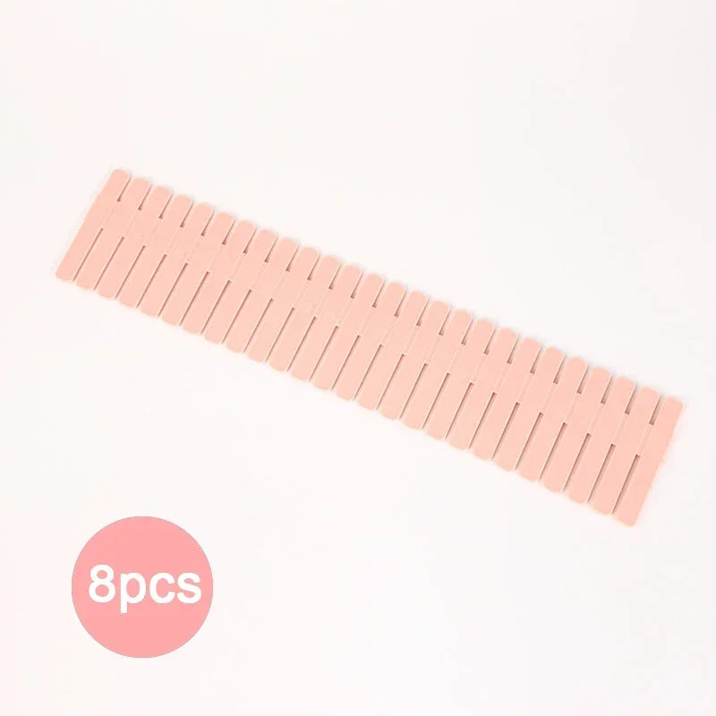 Adjustable DIY Drawer Dividers | Plastic Interlocking Partitions for Clothes & Accessories