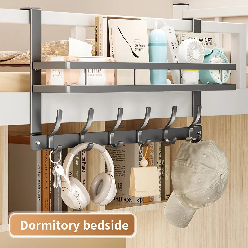 Easy-Install Over-the-Door Hook Rack | Multi-Purpose Storage Organizer