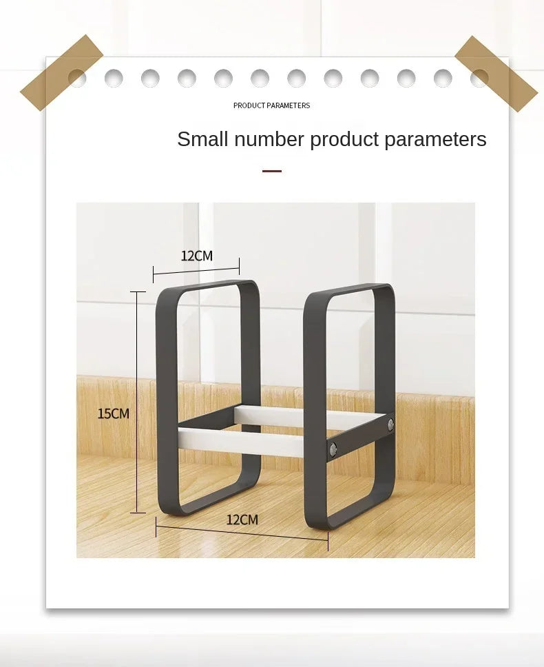Collapsible Kitchen Dish Drying Rack | Plate Organizer for Cabinets & Countertops