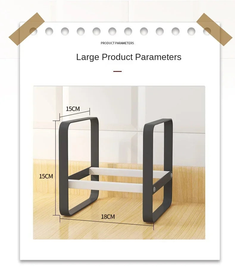 Collapsible Kitchen Dish Drying Rack | Plate Organizer for Cabinets & Countertops