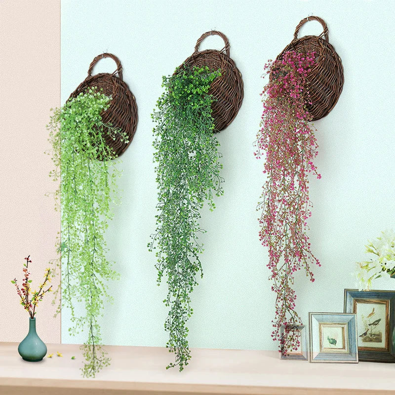 Artificial Hanging Vine | Faux Willow Greenery Wall Decor