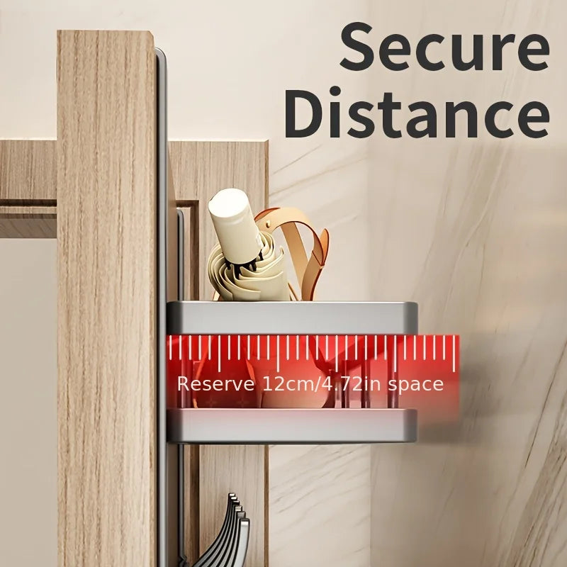 Easy-Install Over-the-Door Hook Rack | Multi-Purpose Storage Organizer