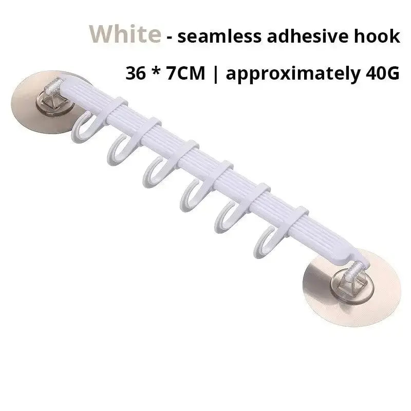 Adhesive Suction Cup Wall Hooks | No-Drill Bathroom Organizer