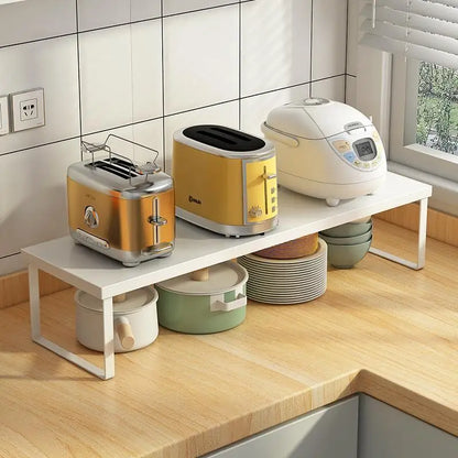 Stackable Kitchen Countertop & Cabinet Shelf | Multi-purpose Storage Rack