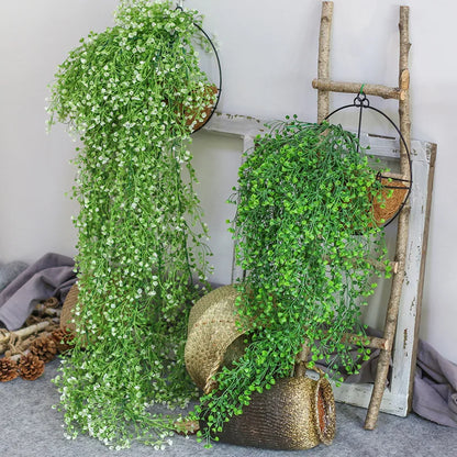 Artificial Hanging Vine | Faux Willow Greenery Wall Decor
